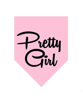 Pretty Girl Dog Bandana - Pink